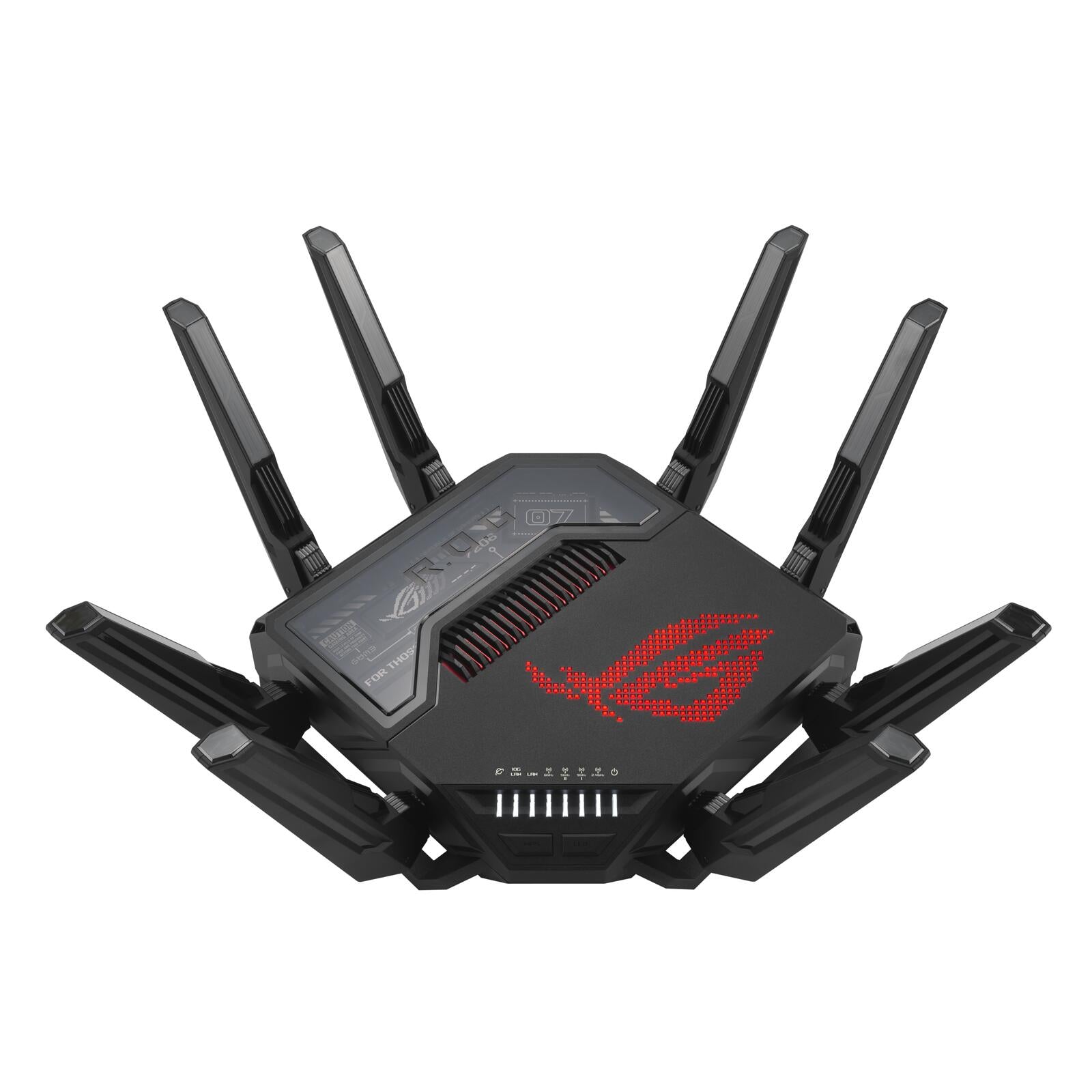 ASUS ROG Rapture GT-BE98 Quad-Band WiFi 7 Gaming Router (320MHz Bandbreite, duale 10G Ports, Backup WAN, Mobile Game Mod ASUS ROG Rapture GT-BE98 Quad-Band WiFi 7 Gaming Router (320MHz Bandbreite, duale 10G Ports, Backup WAN, Mobile Game Mod